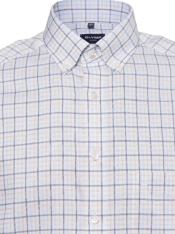 OLYMP Luxor modern fit Herren Hemd in ecru mehrfarbig