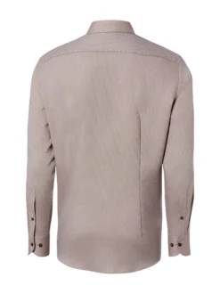 OLYMP Luxor modern fit Herren Hemd - Bügelleicht in taupe