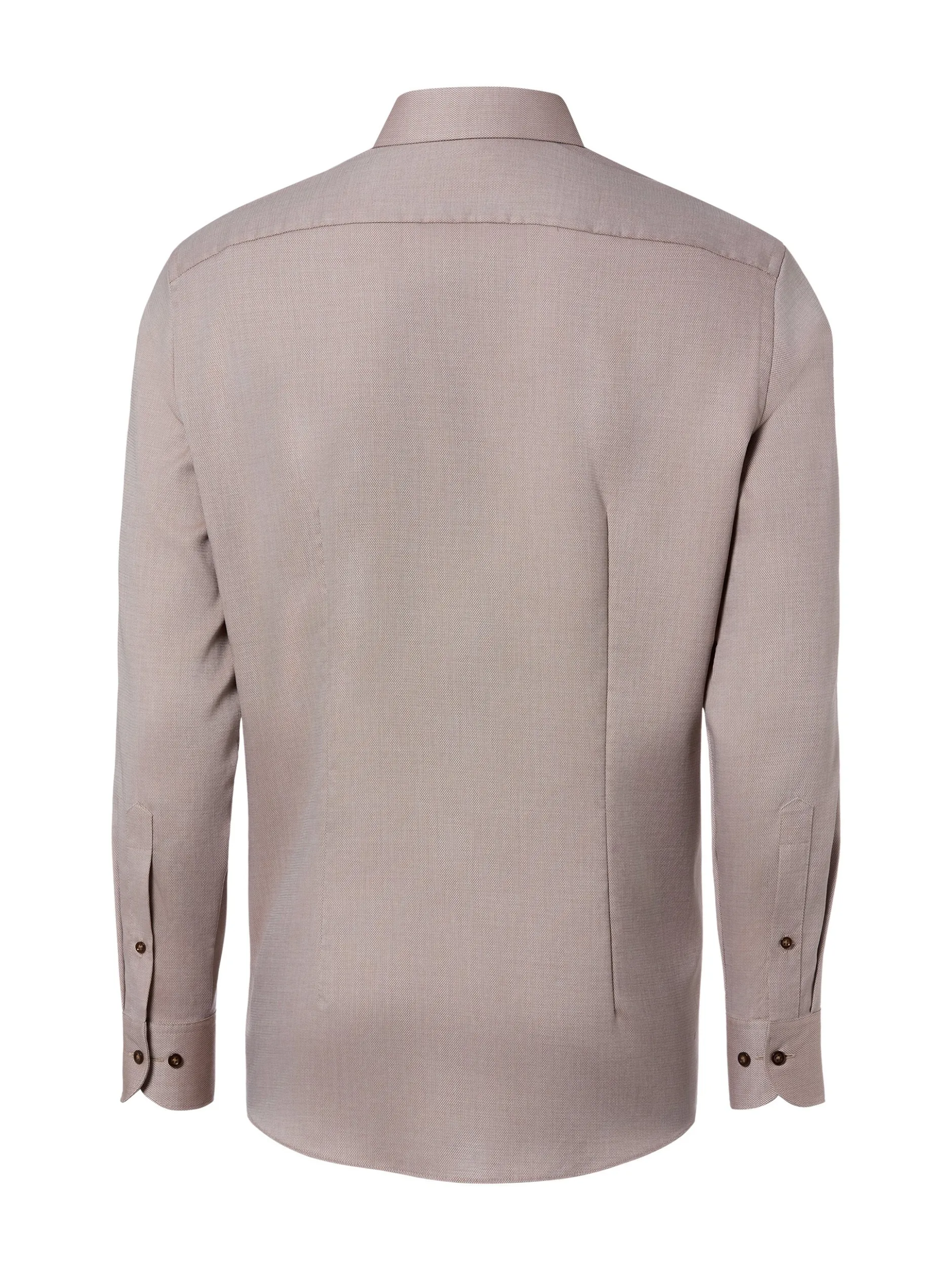 OLYMP Luxor modern fit Herren Hemd - Bügelleicht in taupe