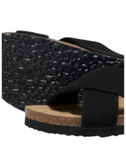 Only Shoes Damen Pantolette in schwarz