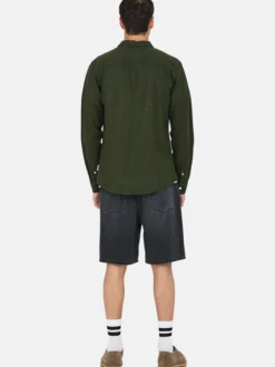 Only&Sons Herren Hemd in grün - Ärmel: langarm