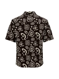 Only&Sons Herren Hemd in schwarz - Ärmel: kurzarm