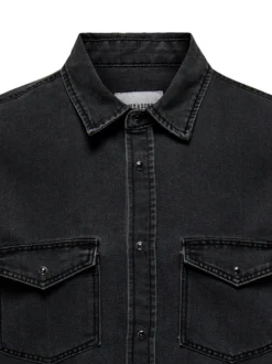 Only&Sons Herren Jeanshemd - 2er Pack Bane in mehrfarbig