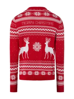 Only&Sons Herren Strickpullover in rot weiß