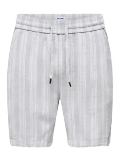 Only&Sons Herren Sweatshorts in hellgrau