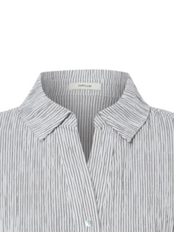 Opus Damen Kurzarmbluse - Fannu in weiß khaki