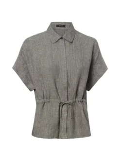 Opus Damen Leinenbluse - Faluri in grau