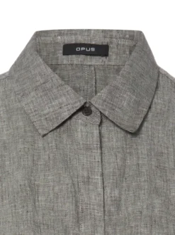 Opus Damen Leinenbluse - Faluri in grau
