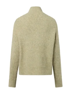Opus Damen Strickpullover mit Alpaka- und Woll-Anteil - Ponelope in lind