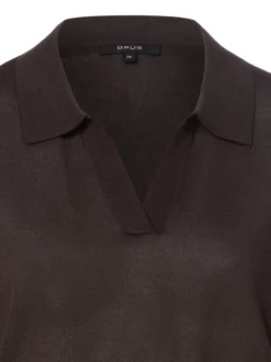 Opus Damen Strickshirt - Posara in schoko
