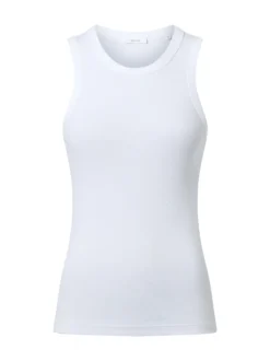 Opus Damen Top - Ilesso in ecru - Ärmel: ohne Arm