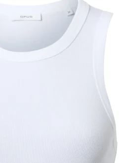 Opus Damen Top - Ilesso in ecru - Ärmel: ohne Arm