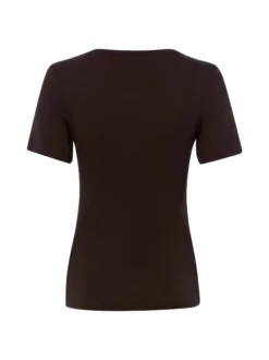 Opus Damen T-Shirt - Safin in schoko - Ärmel: kurzarm