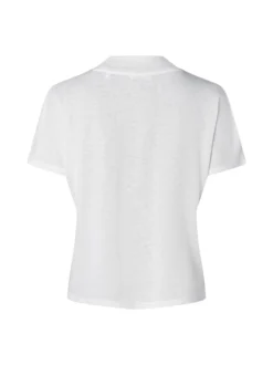 Opus Damen T-Shirt - Sanze in ecru - Ärmel: extra kurz
