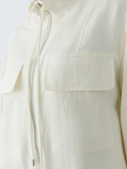 Oui Damen Blouson in weiß