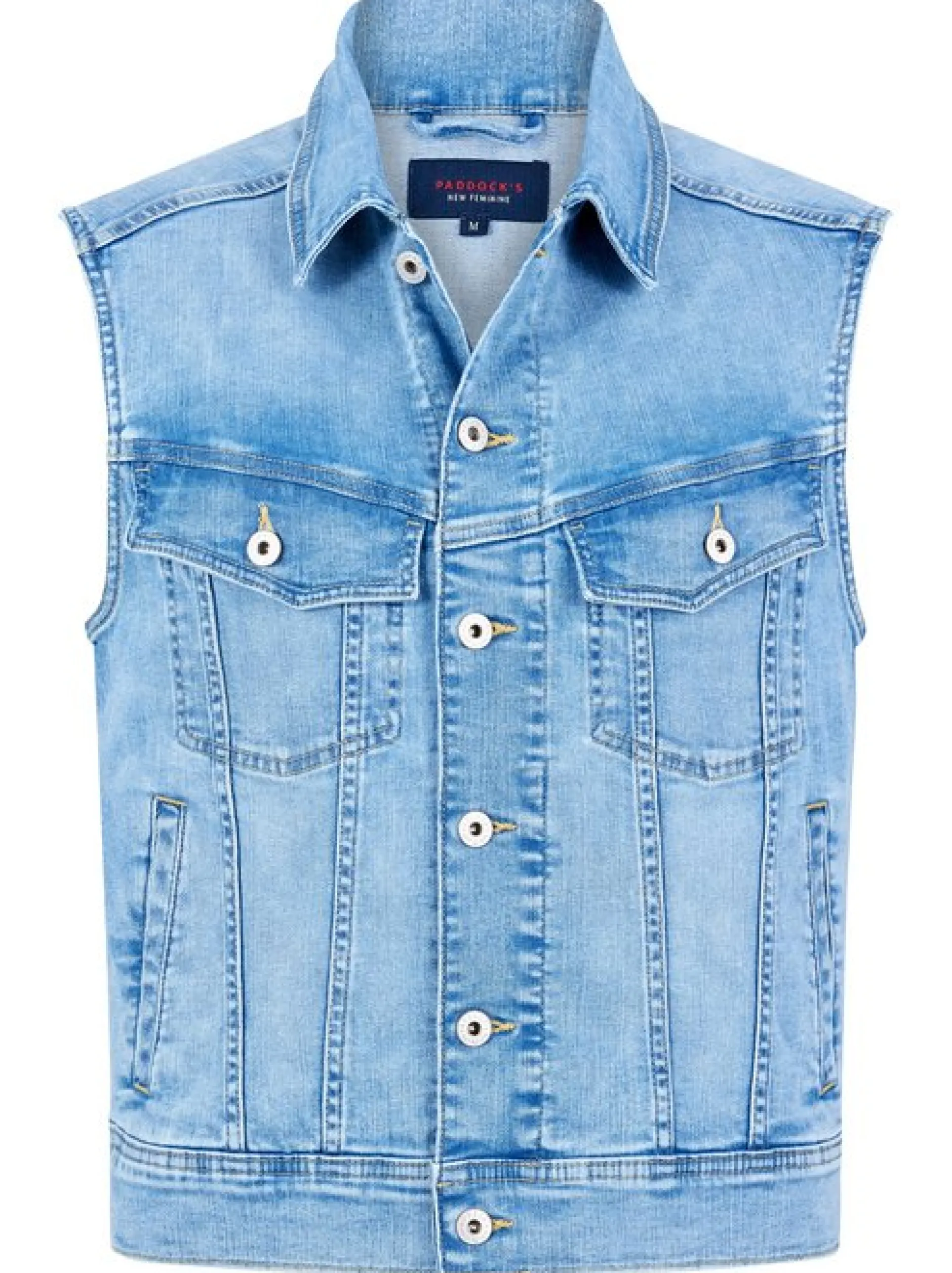 Paddock`s Damen Jeansweste - Regular Fit in blue stone