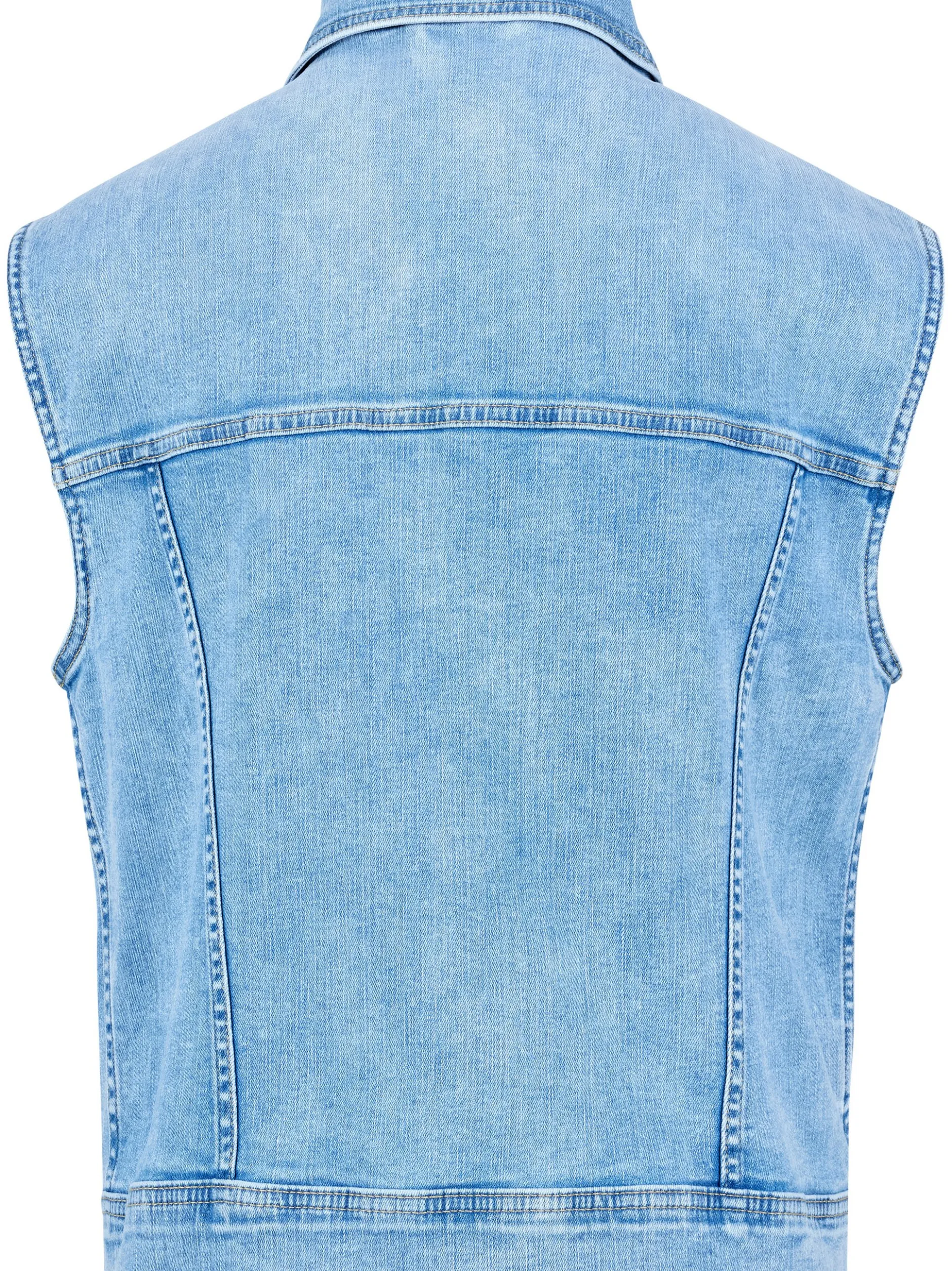 Paddock`s Damen Jeansweste - Regular Fit in blue stone