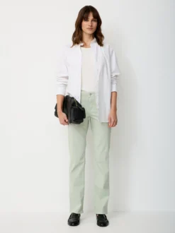 Paddock`s Damen 5-Pocket Jeans - LARA Straight Fit in mint