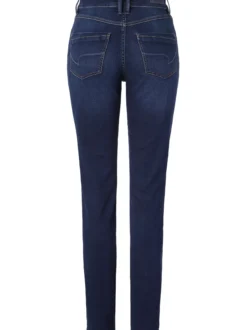 Paddock`s Damen 5-Pocket Jeans - PAT Slim Fit in dark stone