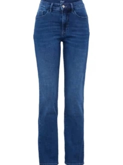 Paddock`s Damen 5-Pocket Jeans - PAT Slim Fit in medium stone