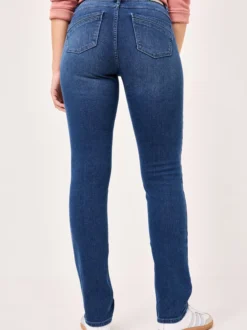 Paddock`s Damen 5-Pocket Jeans - PAT Slim Fit in medium stone