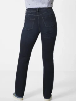Paddock`s Damen 5-Pocket Jeans - PAT Slim Fit in dark stone