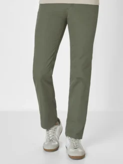 Paddock`s Herren 5-Pocket Hose - PIPE Slim Fit in khaki