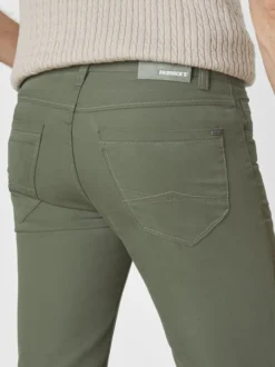 Paddock`s Herren 5-Pocket Hose - PIPE Slim Fit in khaki