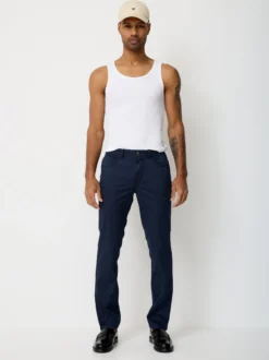 Paddock`s Herren 5-Pocket Hose - PIPE Slim Fit in rinsed