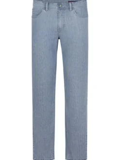 Paddock`s Herren 5-Pocket Jeans - PIPE Slim Fit in hellgrau