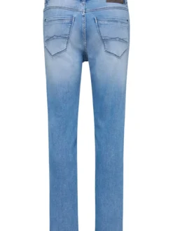 Paddock`s Herren 5-Pocket Jeans - PIPE Slim Fit in bleached