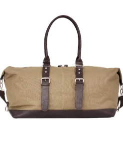 Paddock`s Herren Reisetasche - Canvas Weekender in braun