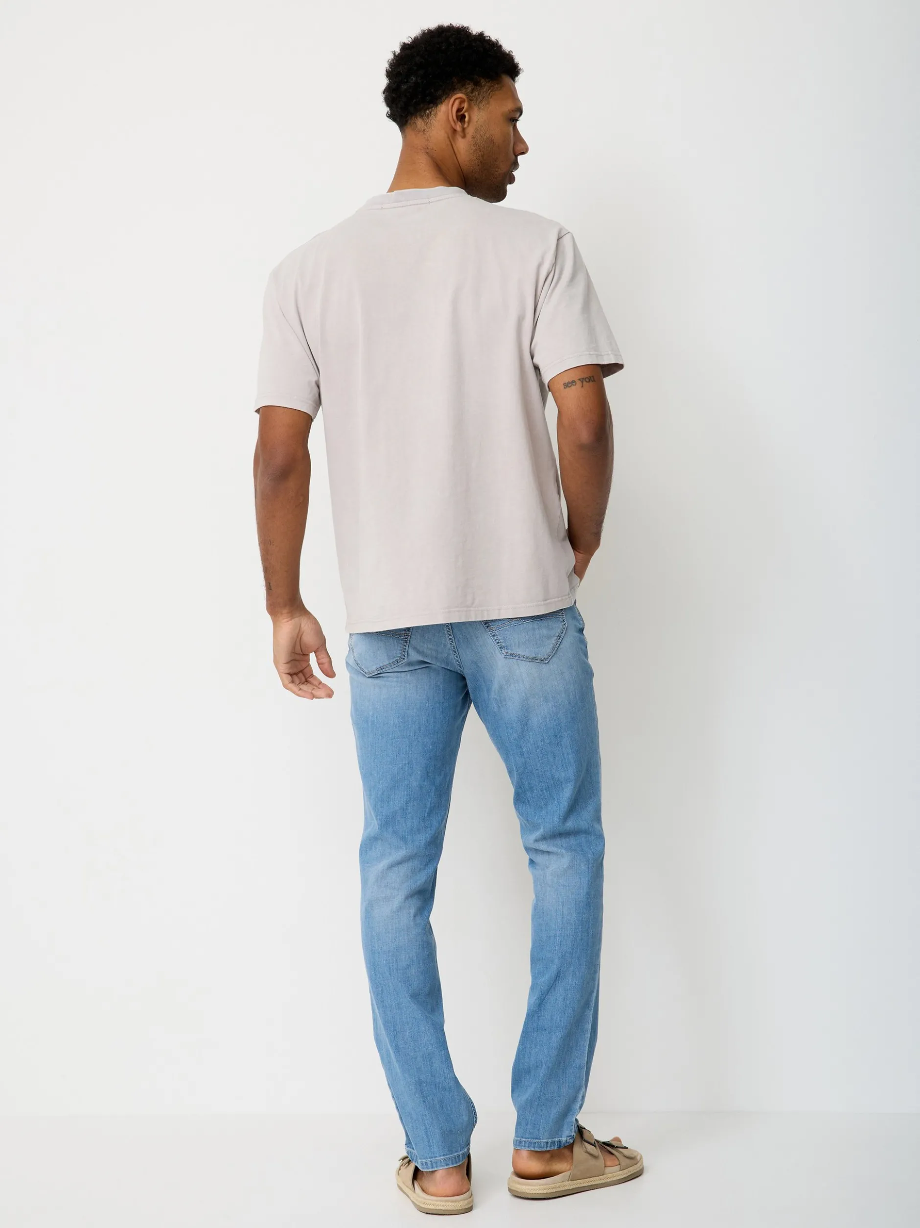 Paddock`s Herren Shirt - Regular Fit in hellgrau