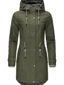 Peak Time Damen Regenjacke - L60042 in oliv
