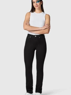 Peak Time Damen Straight-Jeans - Galaxa in schwarz