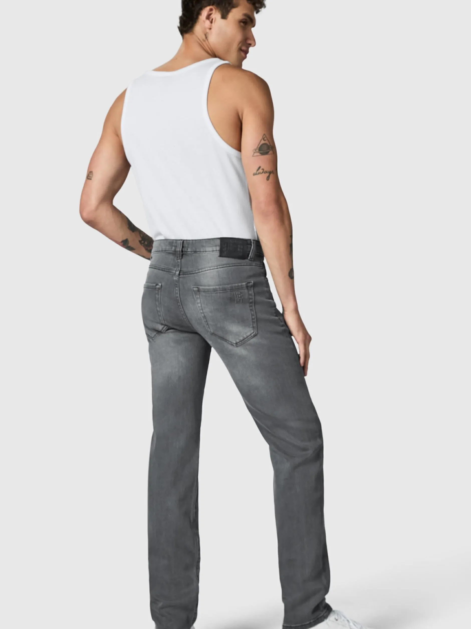 Peak Time Herren Jeans - Cosmis Tapered Fit in grau