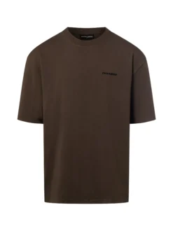 PEGADOR Herren T-Shirt - Logo in schoko - Ärmel: Halbarm