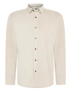Pierre Cardin Herren Hemd in beige - Ärmel: langarm