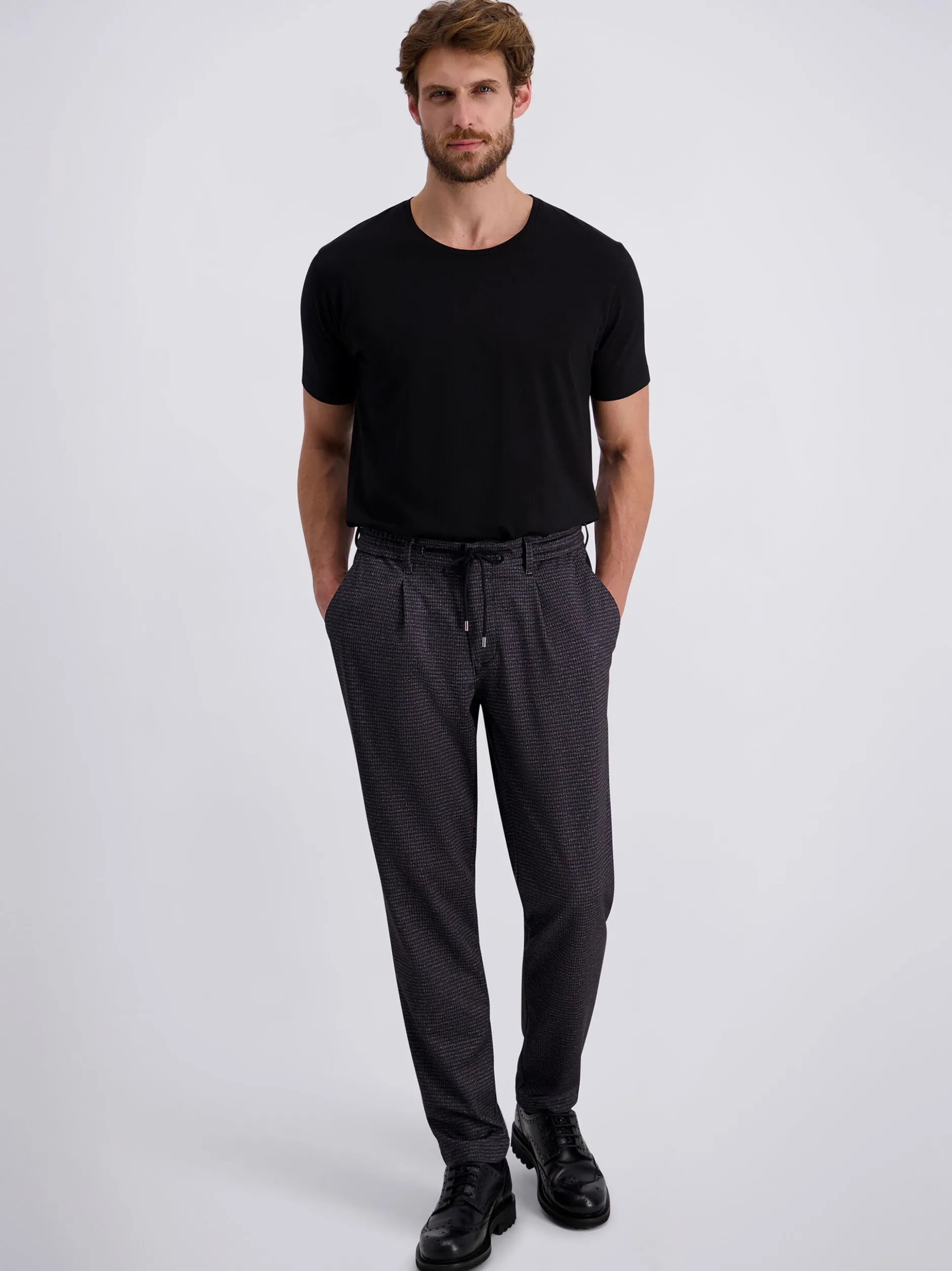 Pierre Cardin Herren Hose Crozon in anthrazit