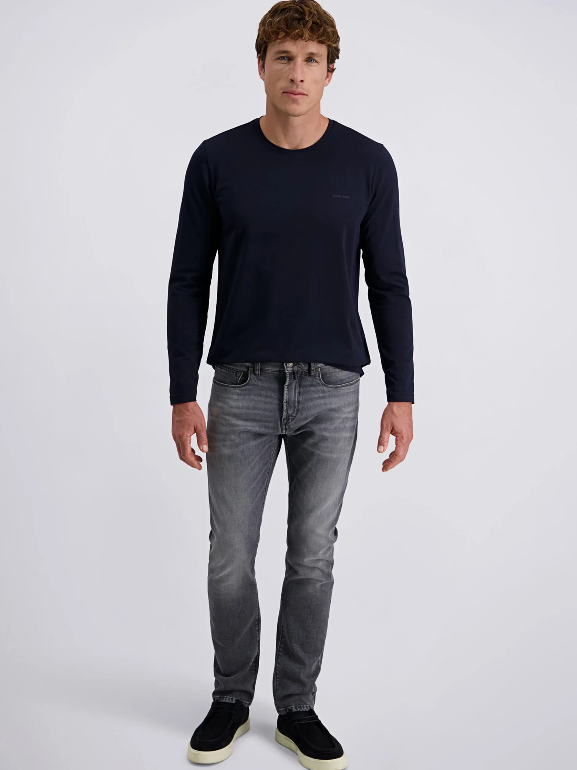 Pierre Cardin Herren Jeans Lyon in hellgrau