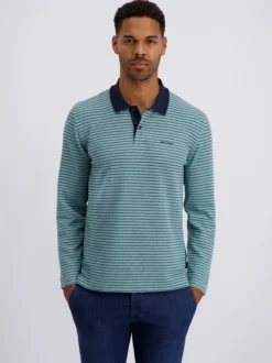 Pierre Cardin Herren Langarmshirt in blau
