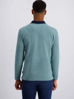 Pierre Cardin Herren Langarmshirt in blau