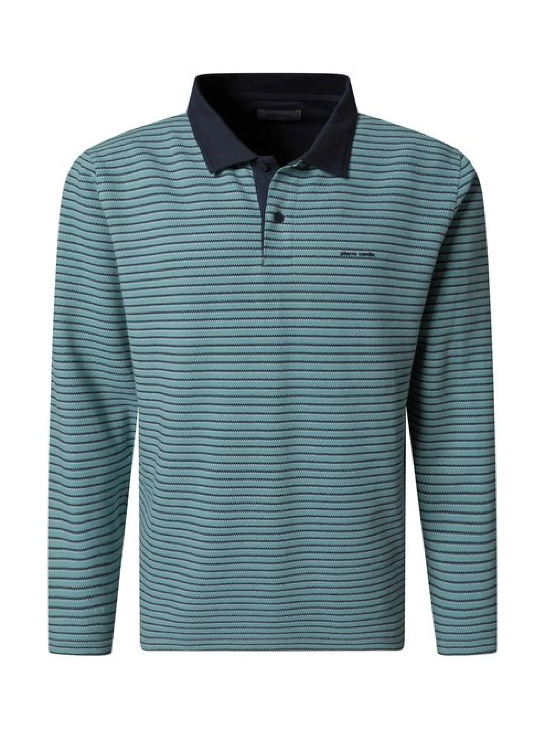Pierre Cardin Herren Langarmshirt in blau