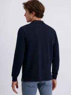 Pierre Cardin Herren Langarmshirt in marine