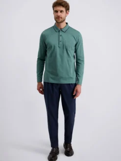 Pierre Cardin Herren Langarmshirt in grün