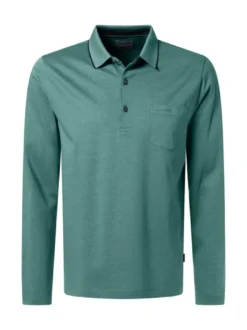Pierre Cardin Herren Langarmshirt in grün