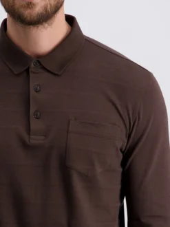 Pierre Cardin Herren Langarmshirt in beige
