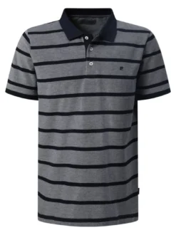 Pierre Cardin Herren Polo-Shirt in grün - Ärmel: kurzarm