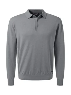 Pierre Cardin Herren Pullover in grau - Ärmel: langarm