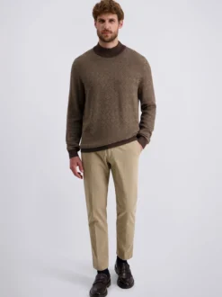 Pierre Cardin Herren Pullover in braun - Ärmel: langarm